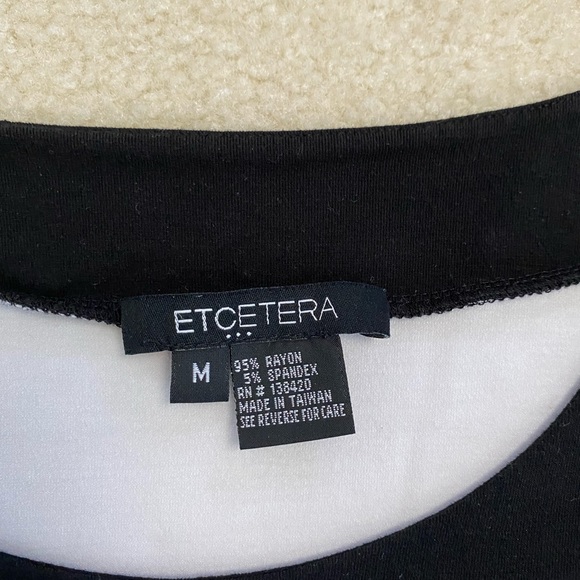 Etcetera color block top - Picture 3 of 3